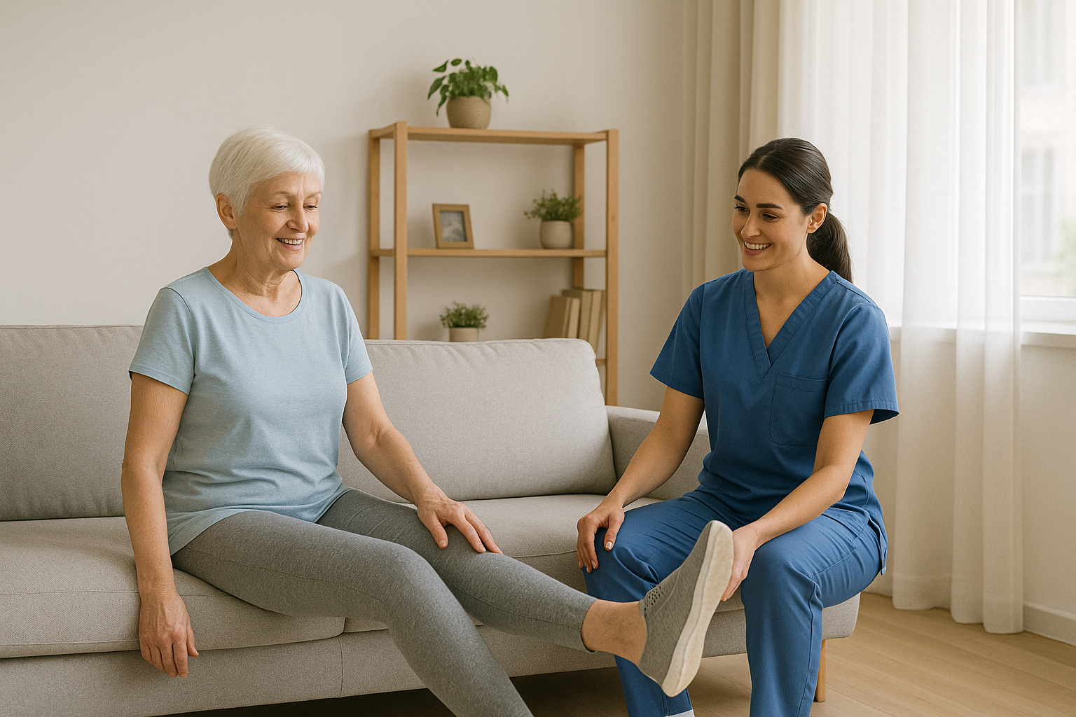 Hip and knee replacement rehabilitation at home in Oxfordshire